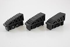Set voet rubber- E3 zwart - MTB