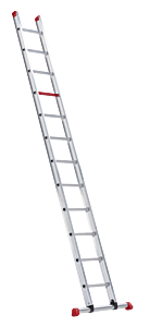 Atlas enkel rechte ladder - 1 x 12 sporten