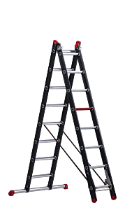 Mounter reformladder - 2-delig - 2 x 8 sporten