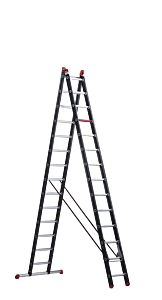 Mounter reformladder - 2-delig - 2 x 14 sporten