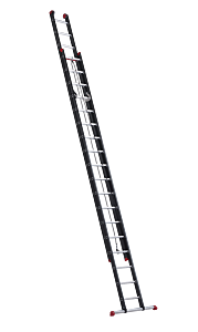 Mounter schuifladder - 2-delig - 2 x 18 sporten