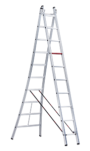 Rocky reformladder - 2-delig - 2 x 10 sporten