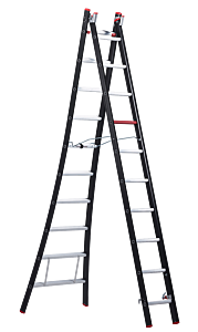 Nevada reformladder - 2-delig - 2 x 10 sporten