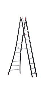 Nevada reformladder - 2-delig - 2 x 12 sporten