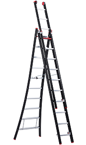 Nevada reformladder - 3-delig - 3 x 10 sporten