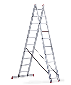 All Round reformladder - 2-delig - 2 x 10 sporten