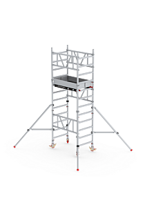 MiTOWER, 4,00 m werkhoogte met houten platformen
