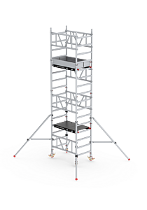 MiTOWER, 5,00 m werkhoogte met houten platformen