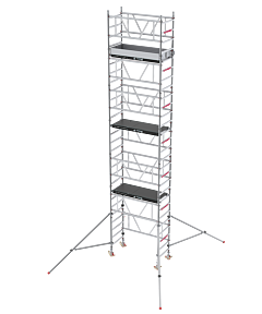 MiTOWER PLUS, 6.00 m werkhoogte met houten platformen